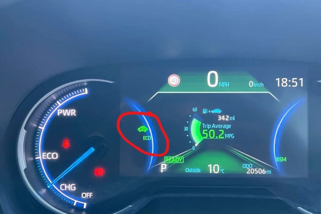 when to use eco mode rav4