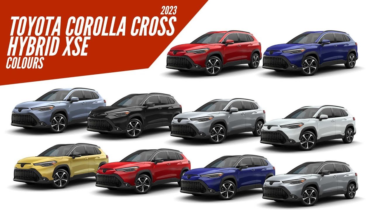 Toyota Corolla Cross Hybrid Colors