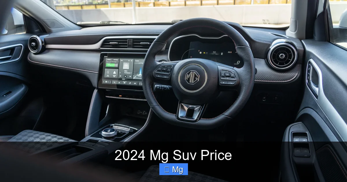 2024 Mg Suv Price