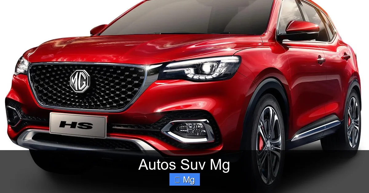 Autos Suv Mg