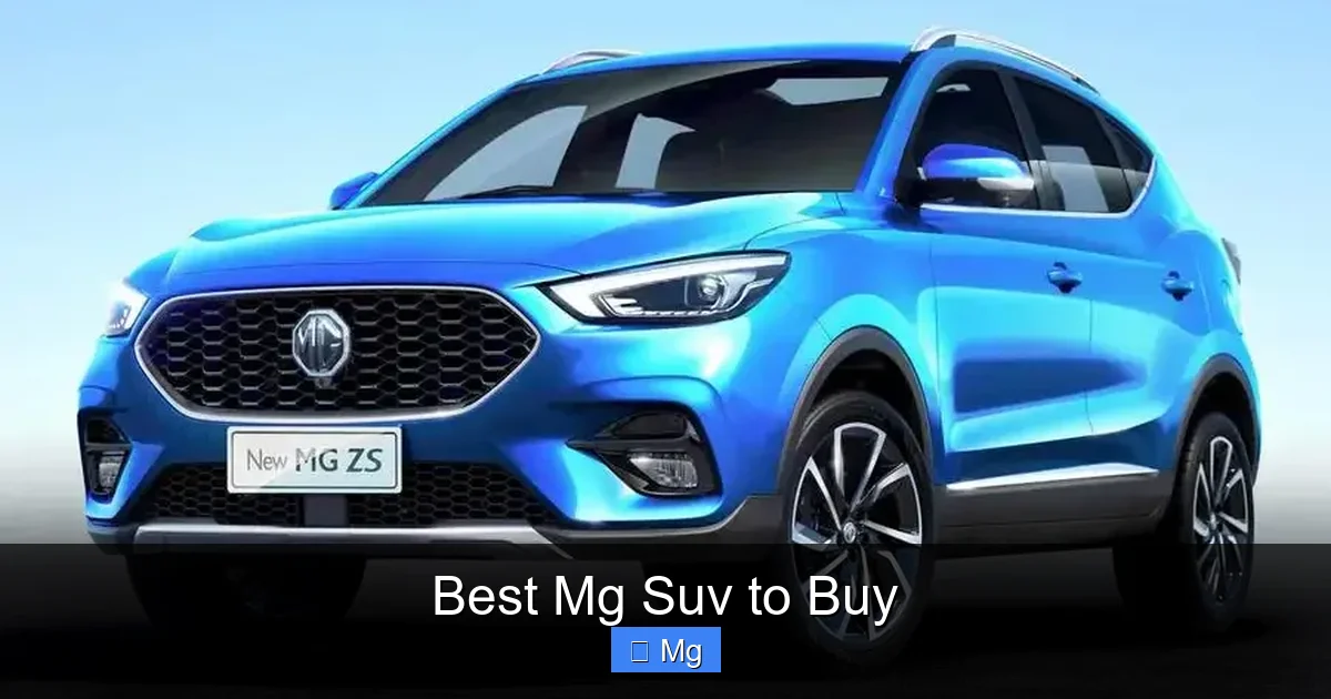 Best Mg Suv to Buy