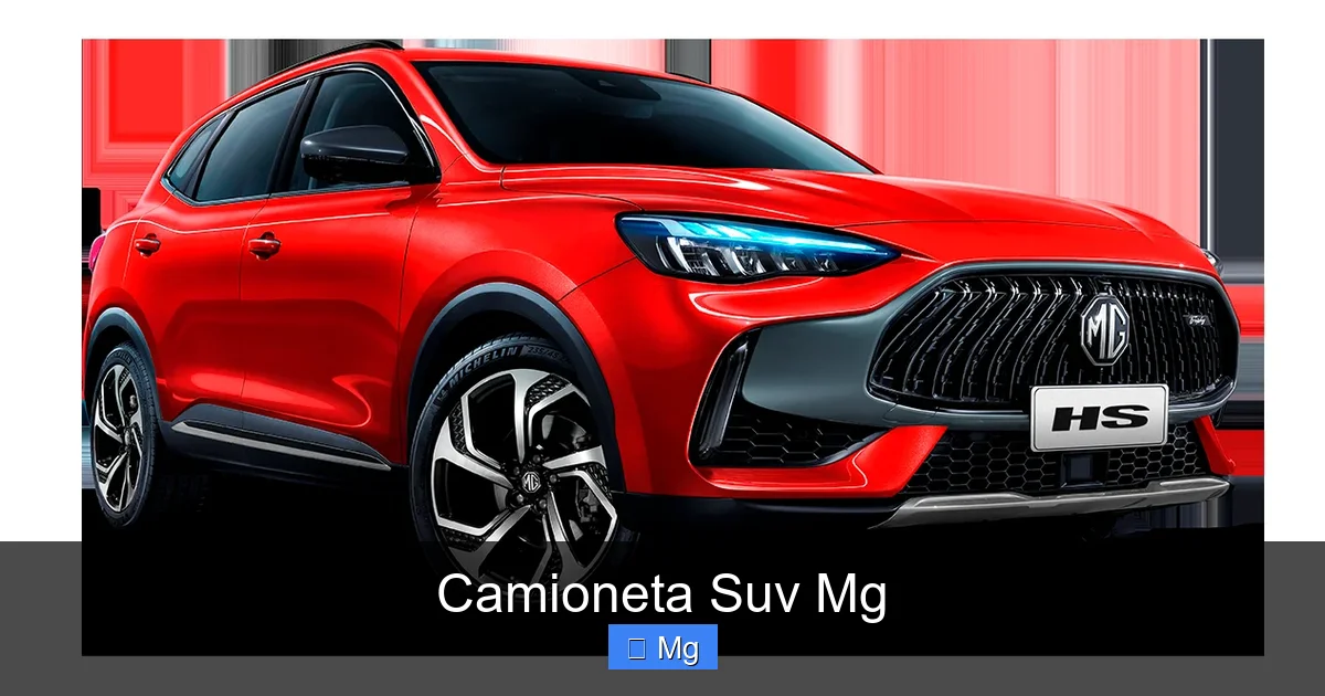 Camioneta Suv Mg