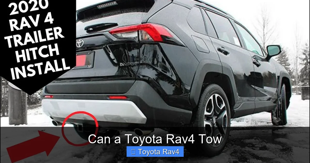 Can a Toyota Rav4 Tow