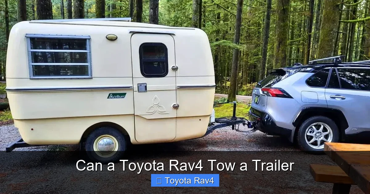 Can a Toyota Rav4 Tow a Trailer