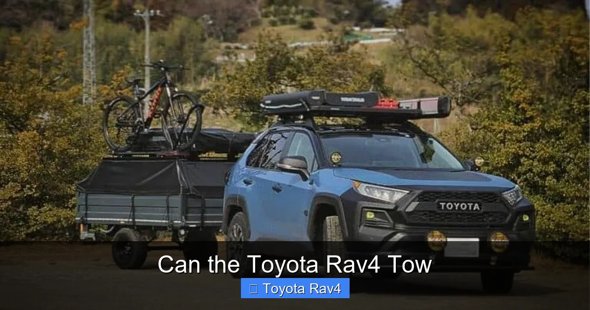 Can the Toyota Rav4 Tow