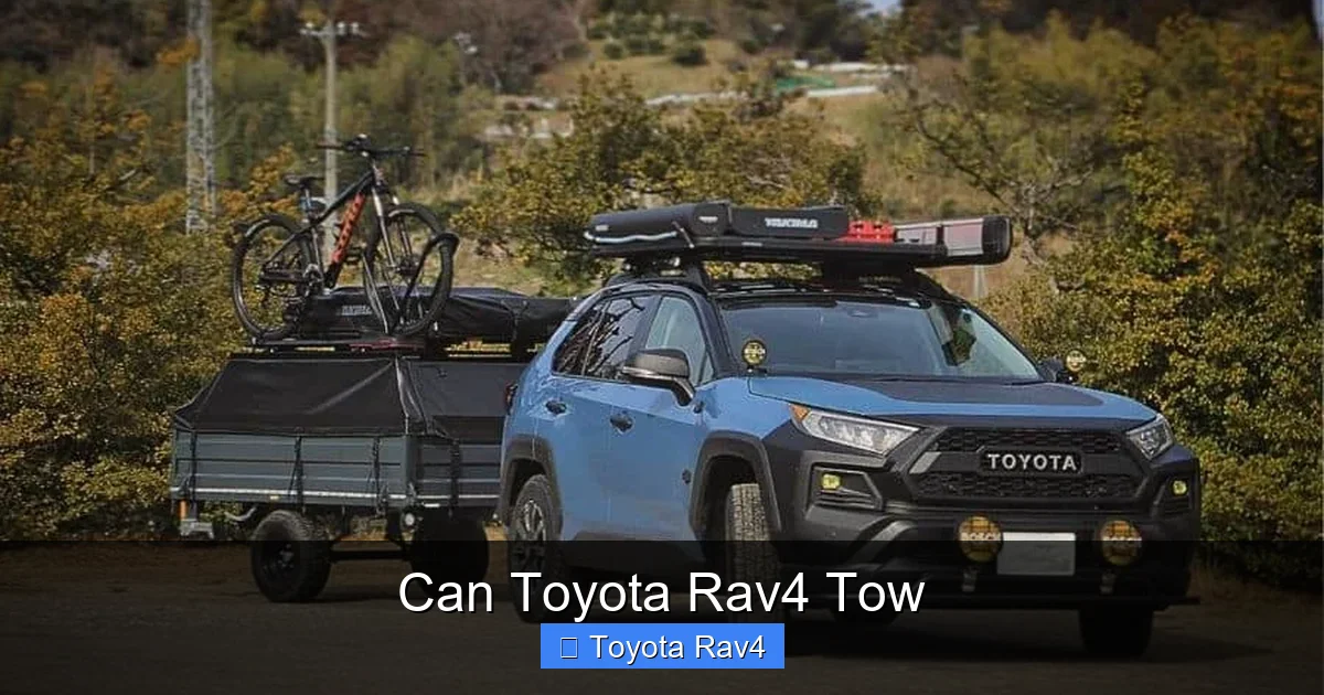 Can Toyota Rav4 Tow