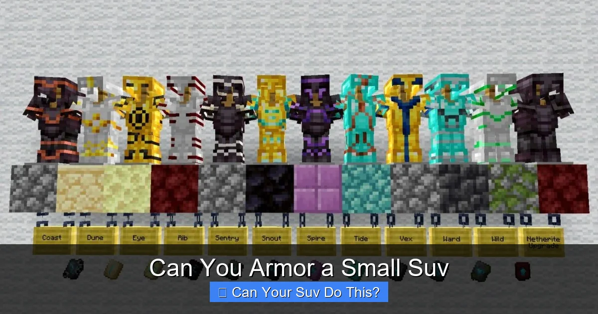 Can You Armor a Small Suv