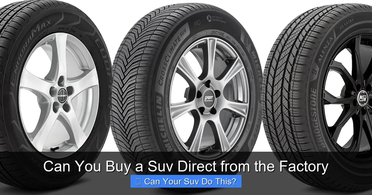 Can You Buy a Suv Direct from the Factory