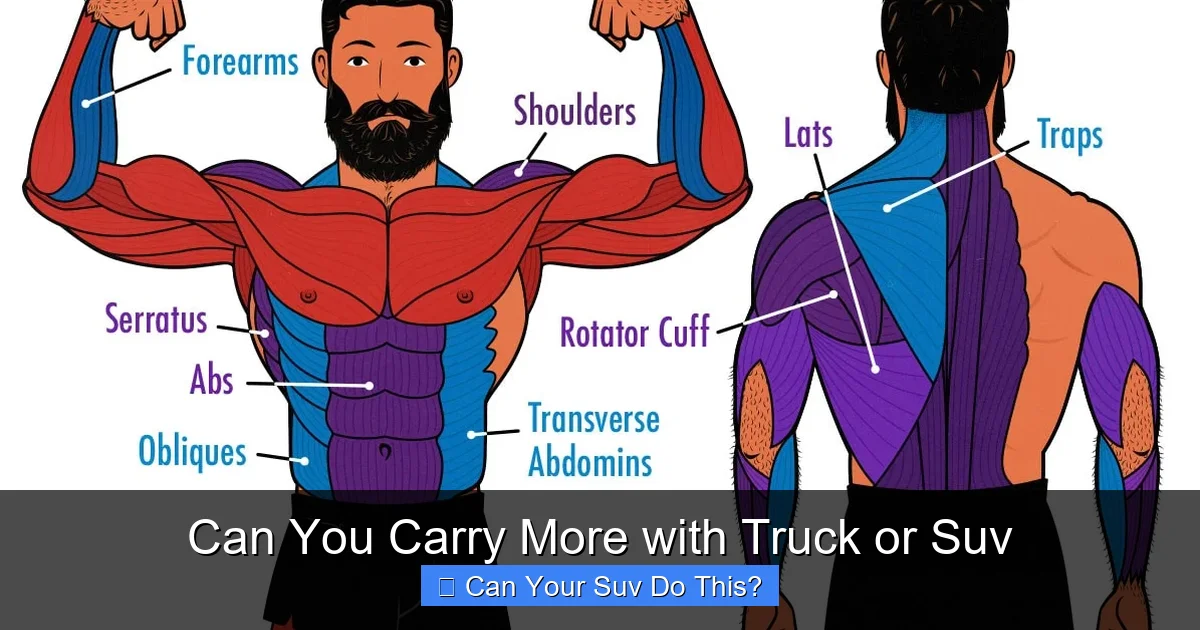 Can You Carry More with Truck or Suv