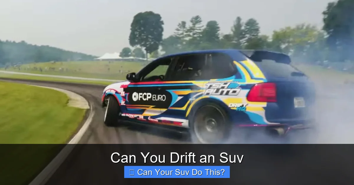 Can You Drift an Suv