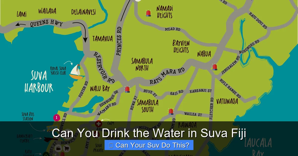 Can You Drink the Water in Suva Fiji