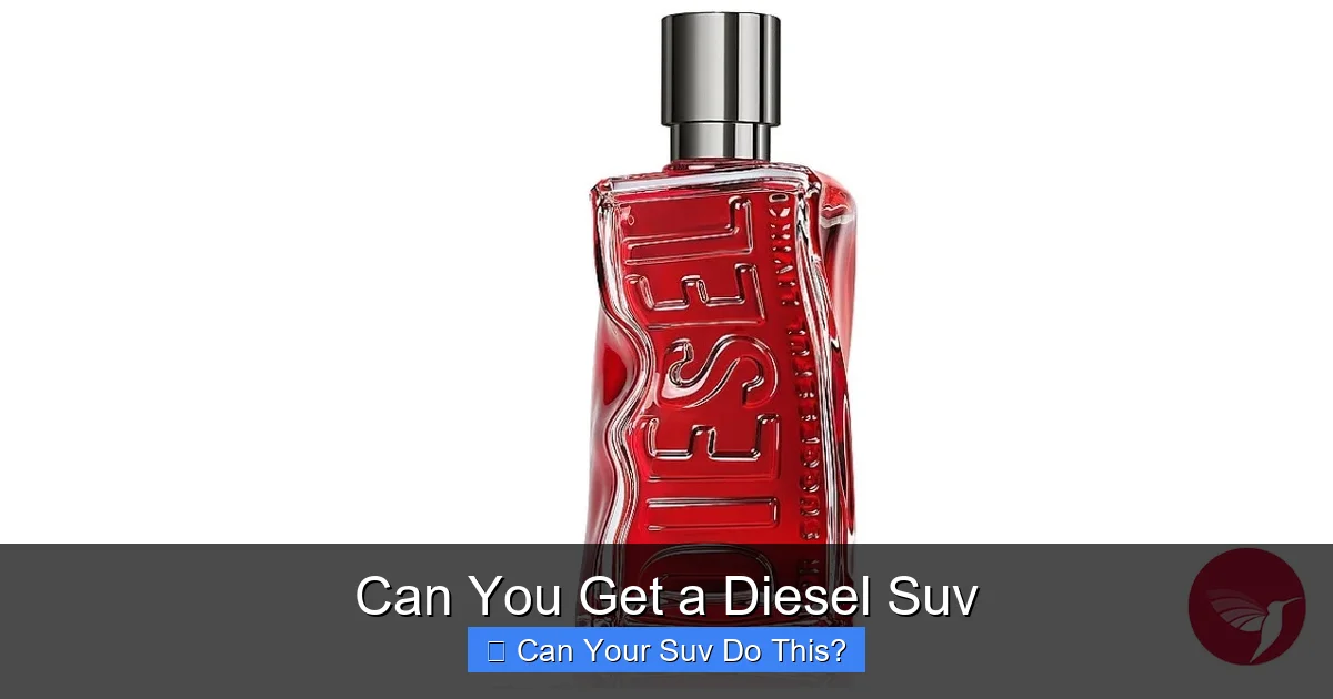Can You Get a Diesel Suv