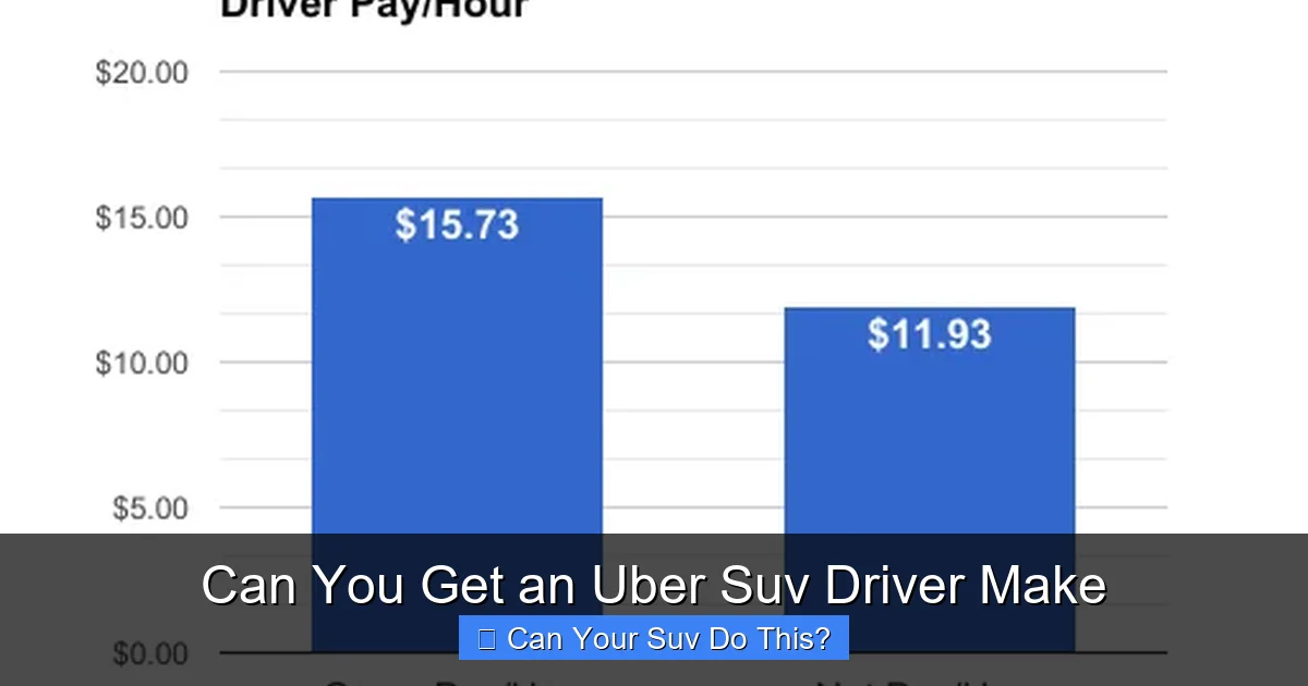 Can You Get an Uber Suv Driver Make