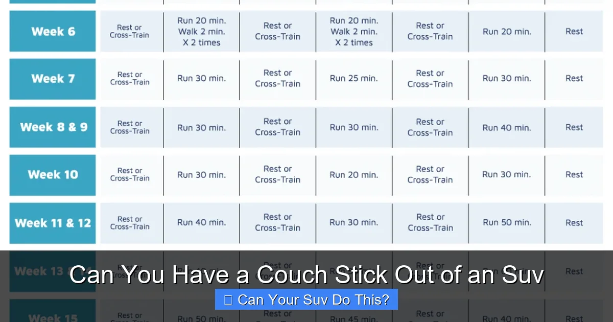 Can You Have a Couch Stick Out of an Suv