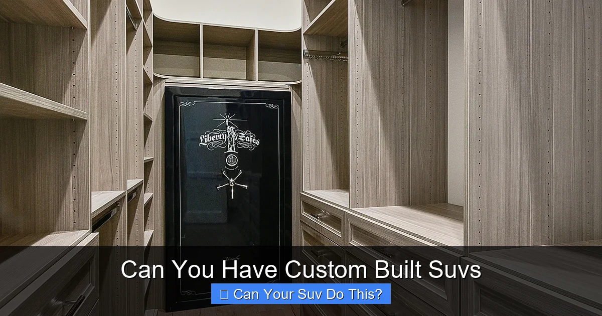 Can You Have Custom Built Suvs