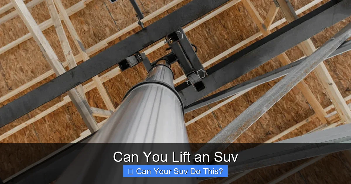Can You Lift an Suv
