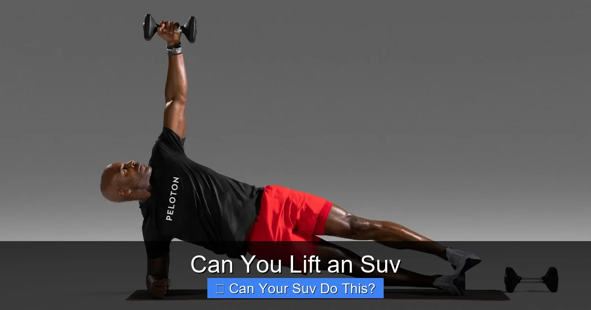 Can You Lift an Suv