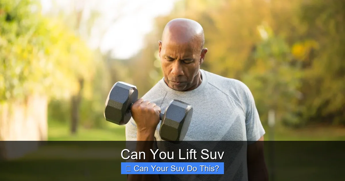Can You Lift Suv