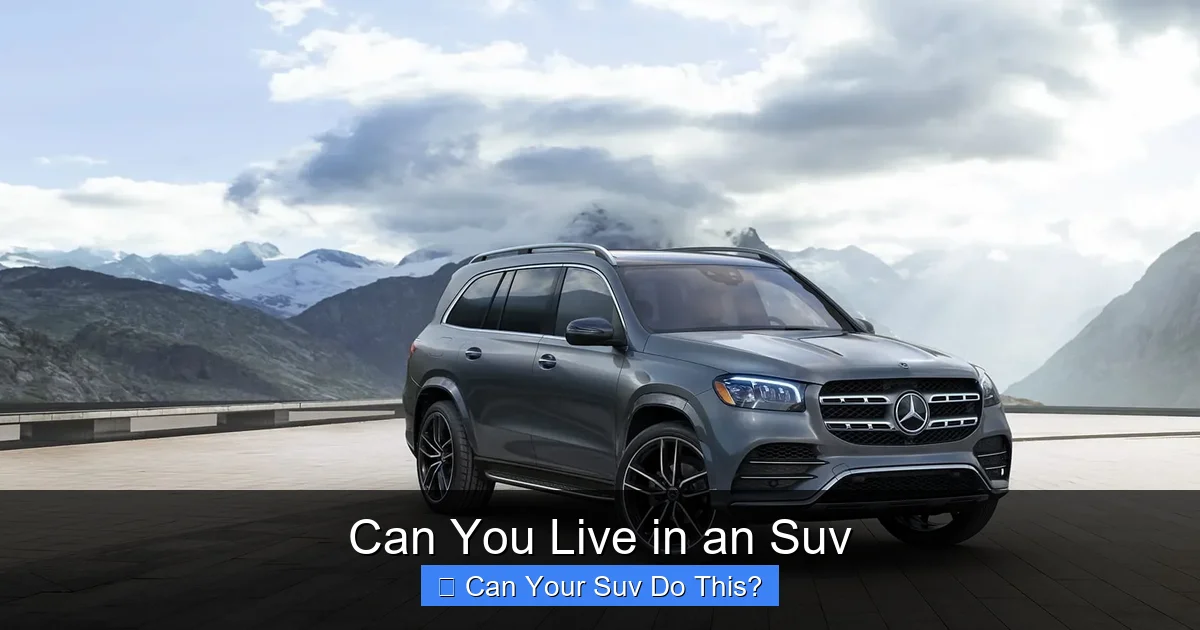 Can You Live in an Suv