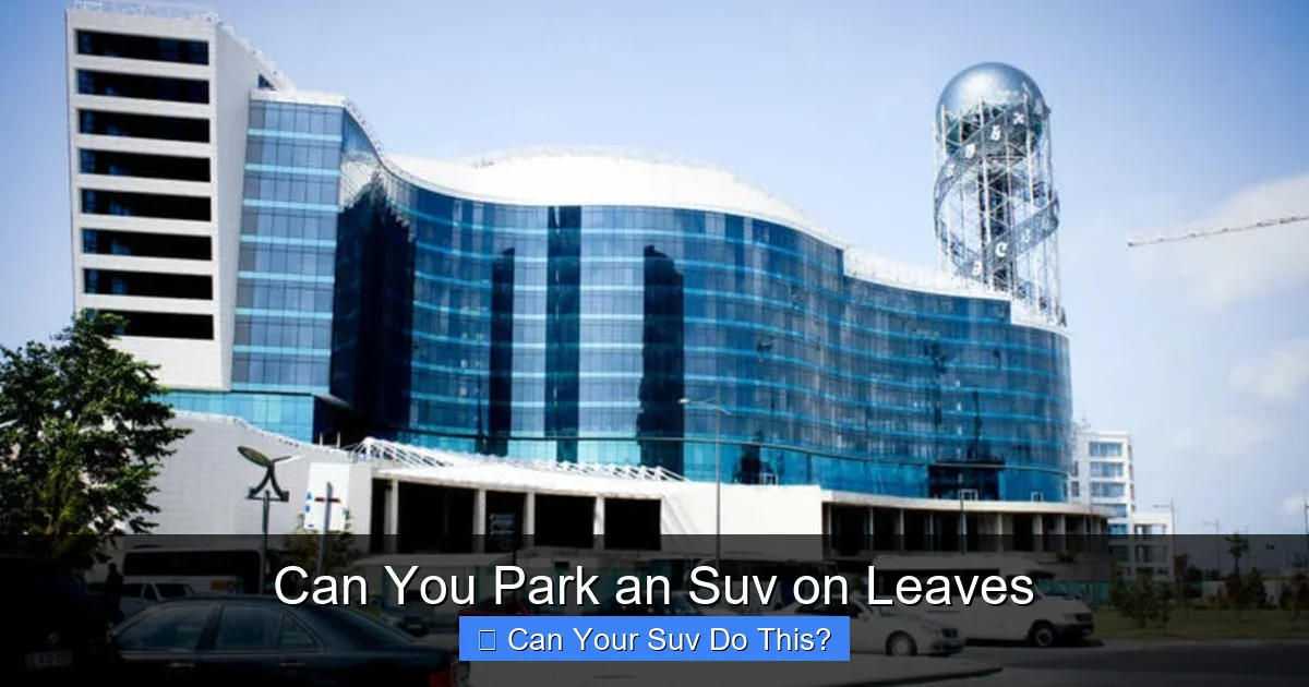 Can You Park an Suv on Leaves