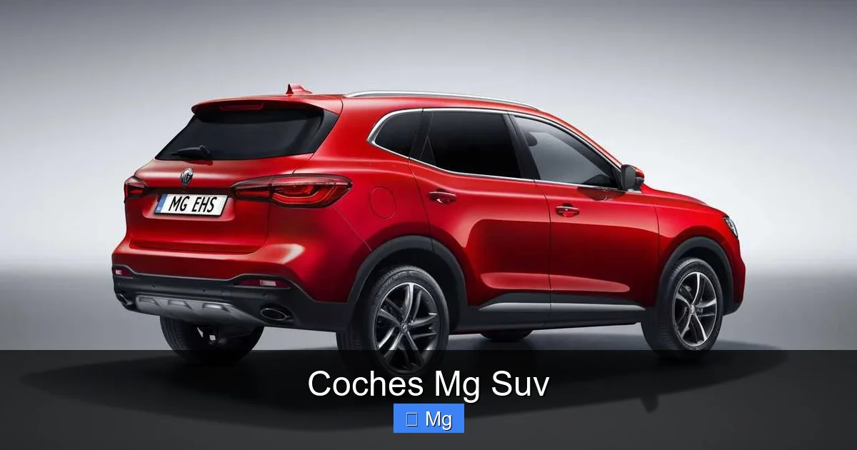 Coches Mg Suv