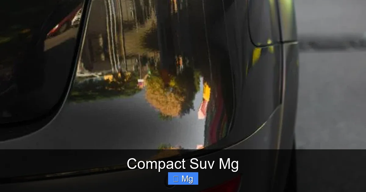 Compact Suv Mg