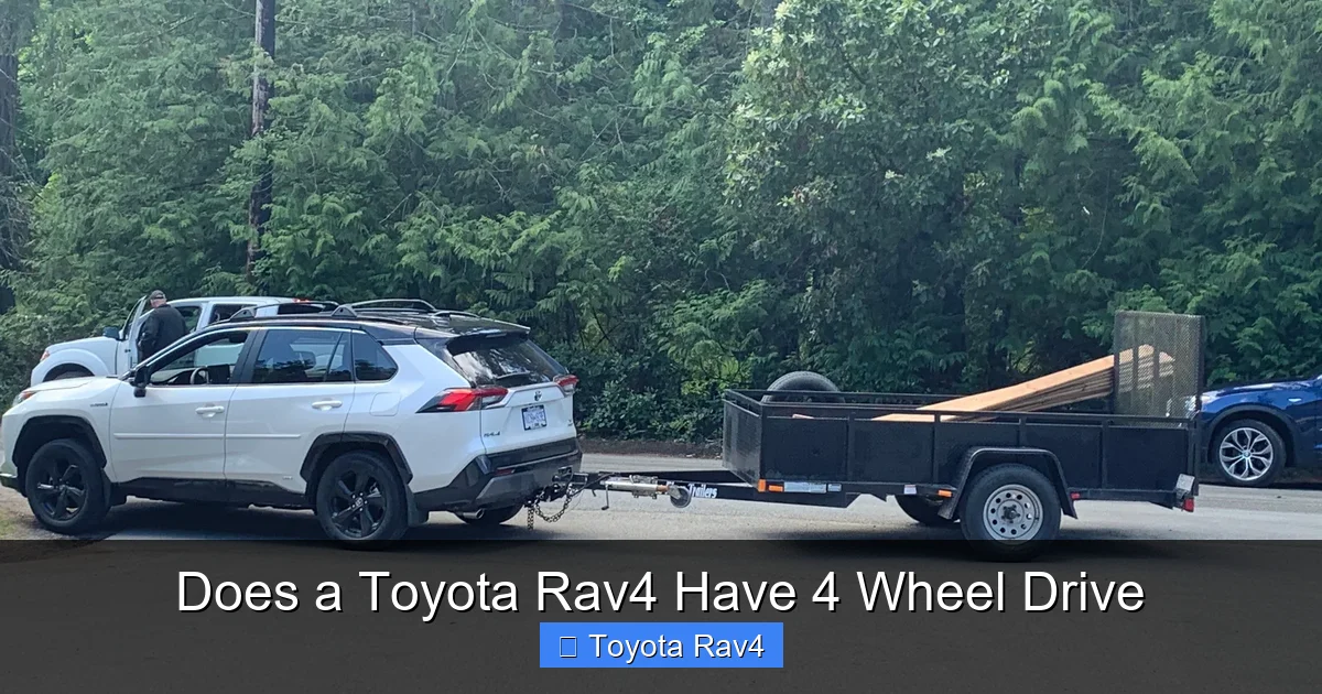 Does a Toyota Rav4 Have 4 Wheel Drive