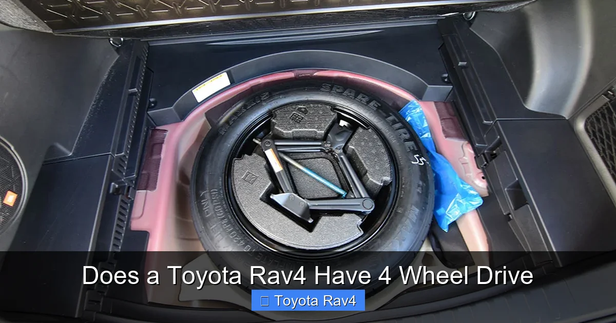 Does a Toyota Rav4 Have 4 Wheel Drive