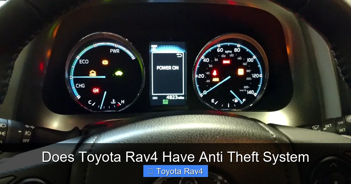 Does Toyota Rav4 Have Anti Theft System