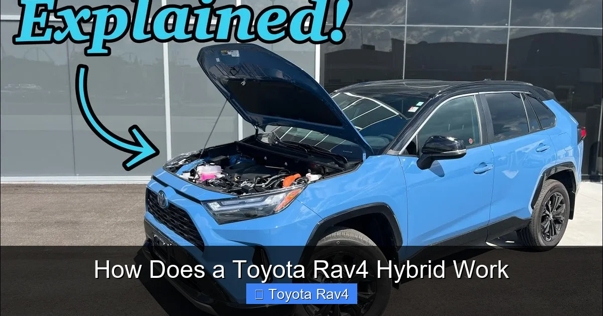 How Does a Toyota Rav4 Hybrid Work