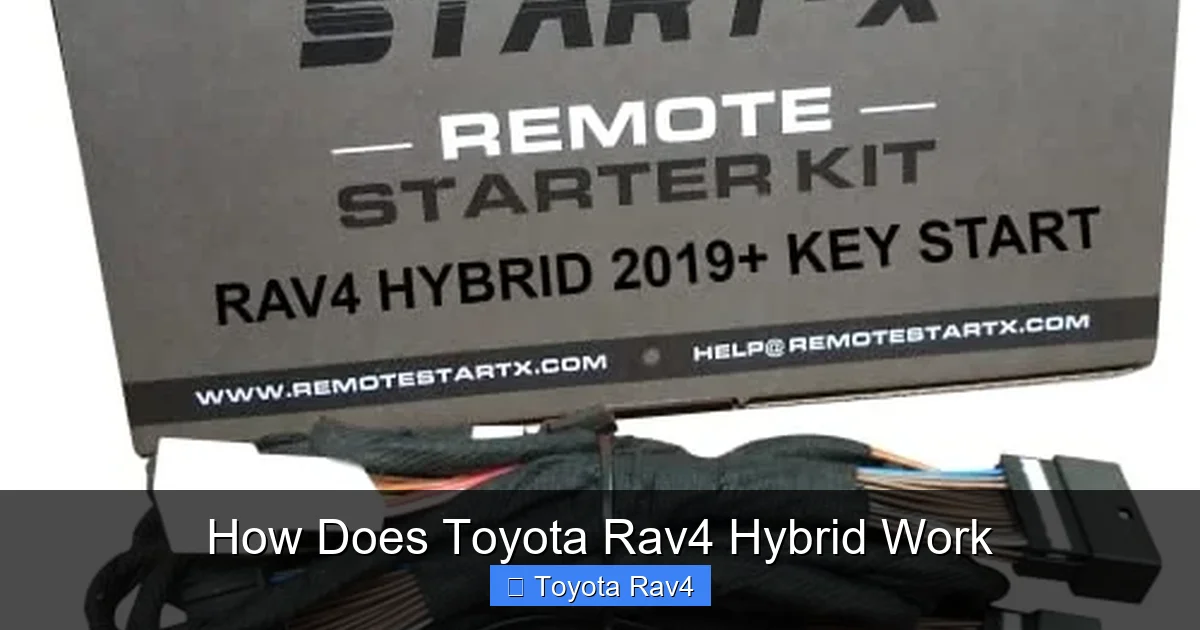 How Does Toyota Rav4 Hybrid Work