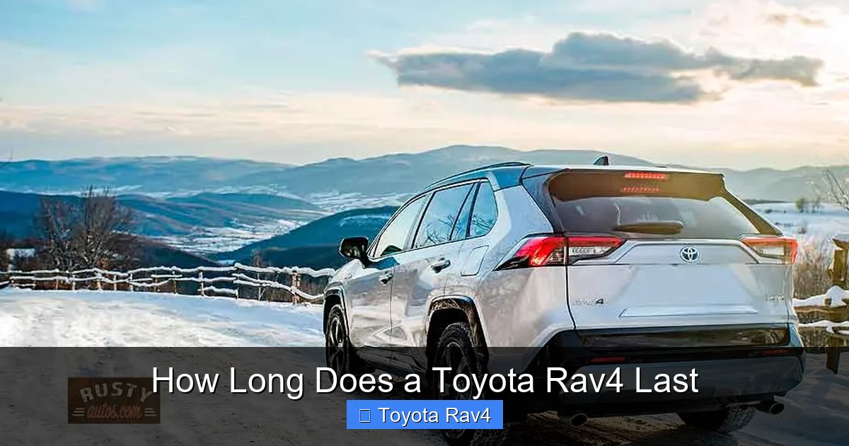 How Long Does a Toyota Rav4 Last