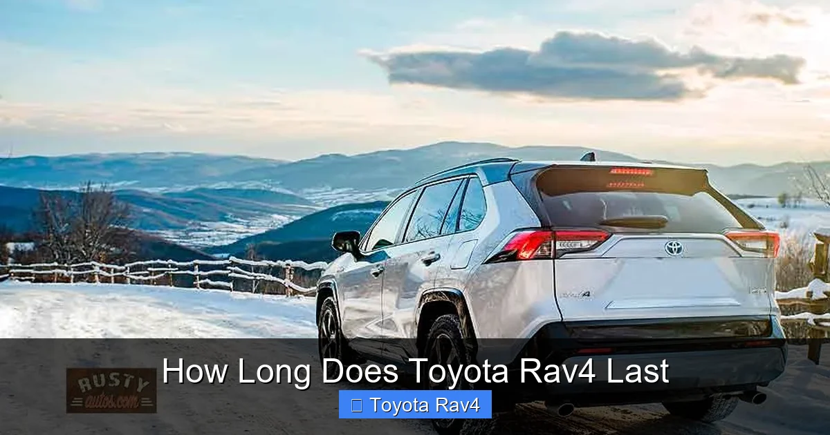 How Long Does Toyota Rav4 Last