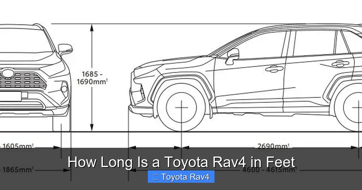 How Long Is a Toyota Rav4 in Feet