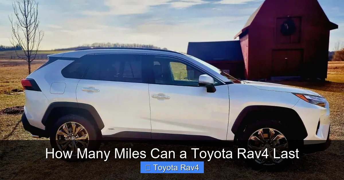 How Many Miles Can a Toyota Rav4 Last