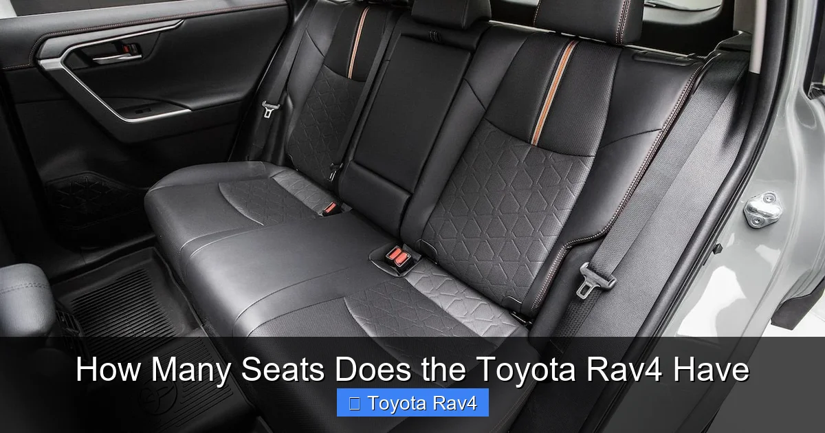 How Many Seats Does the Toyota Rav4 Have