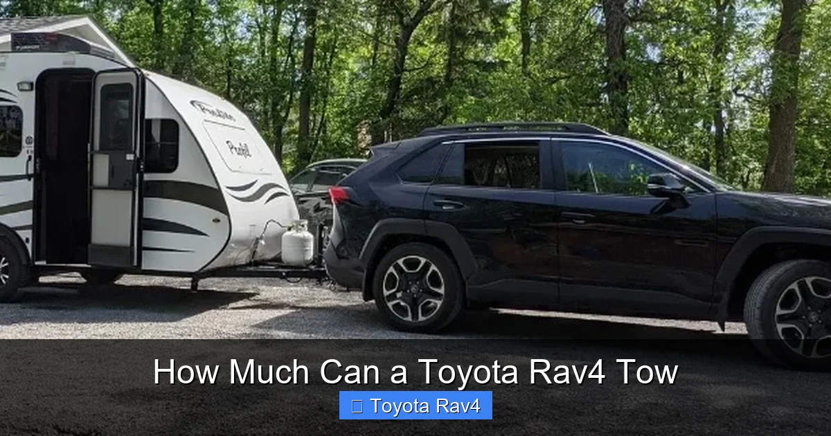 How Much Can a Toyota Rav4 Tow