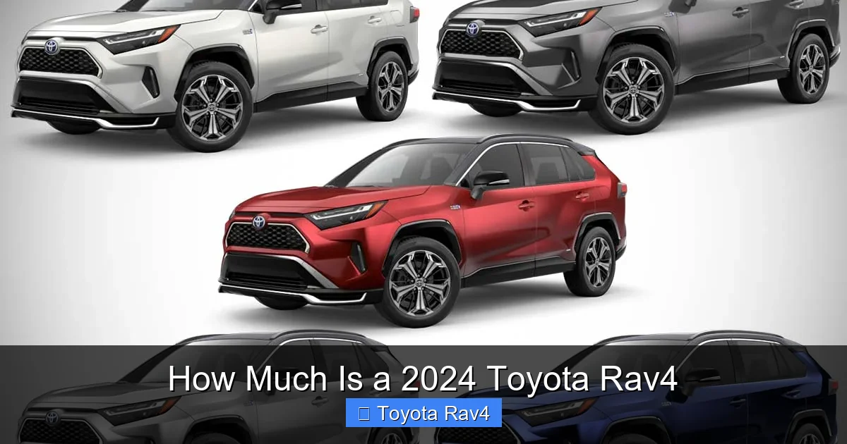 How Much Is a 2024 Toyota Rav4