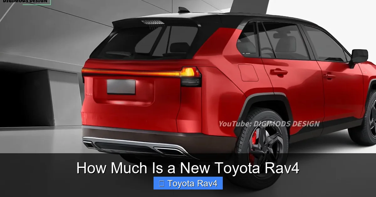 How Much Is a New Toyota Rav4