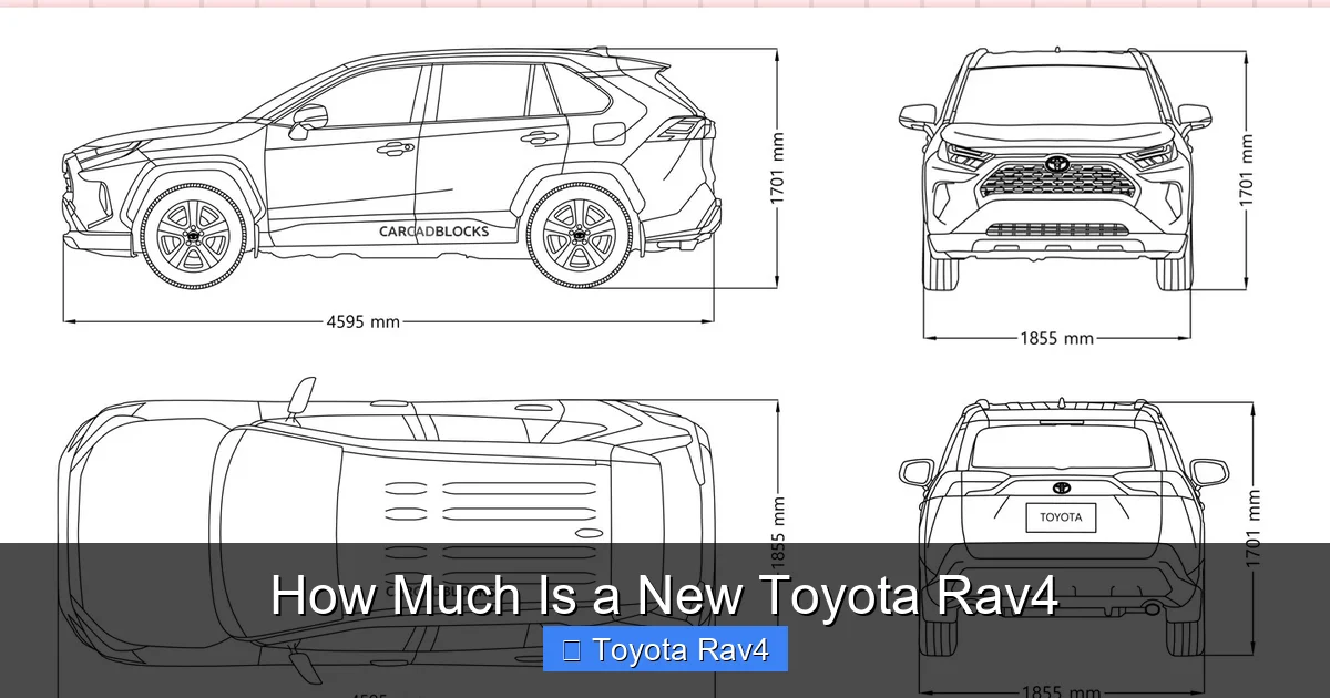 How Much Is a New Toyota Rav4