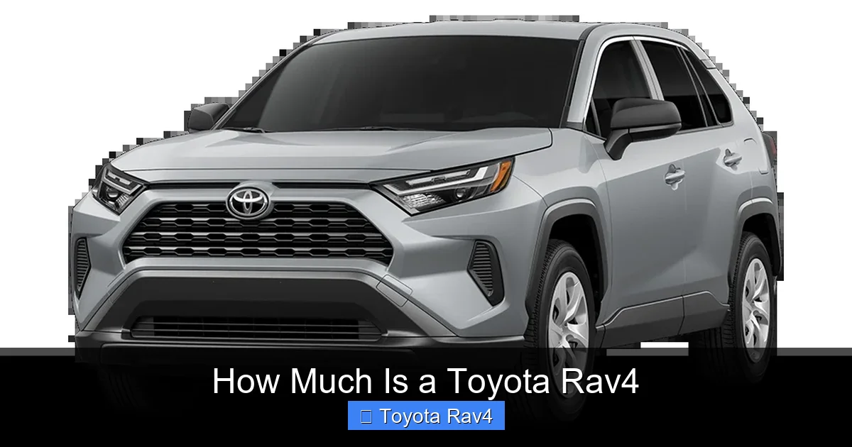 How Much Is a Toyota Rav4