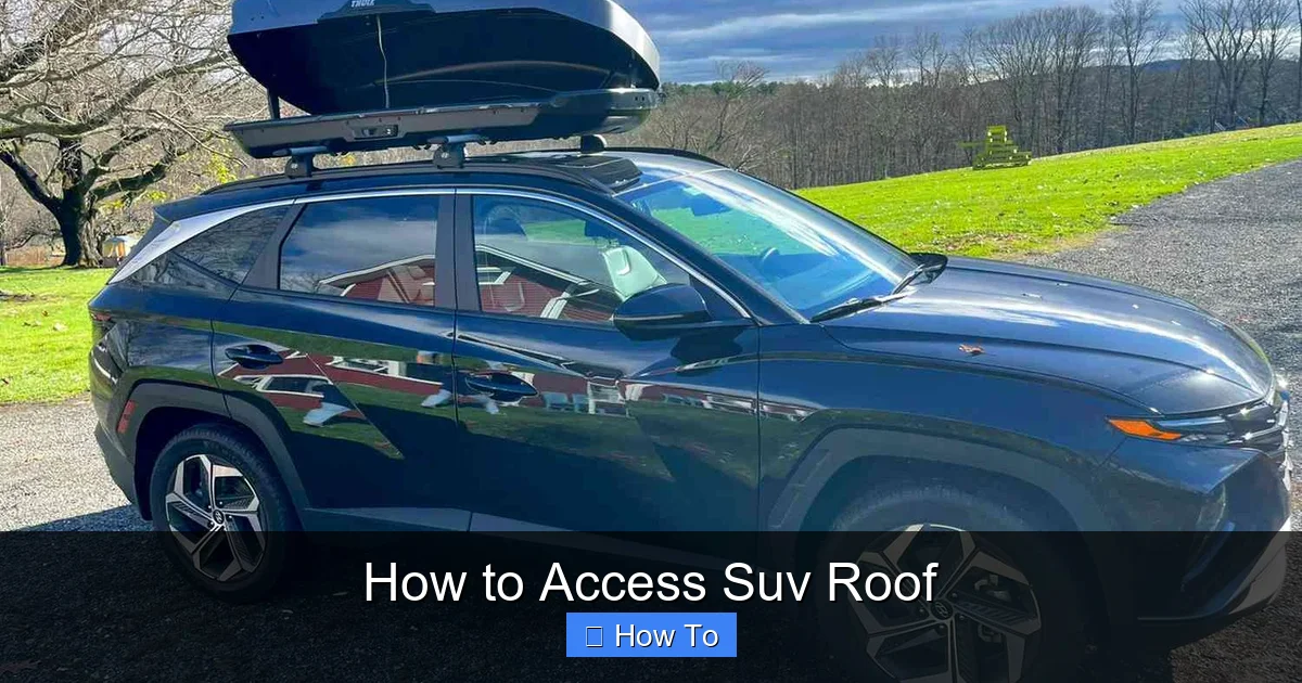 How to Access Suv Roof