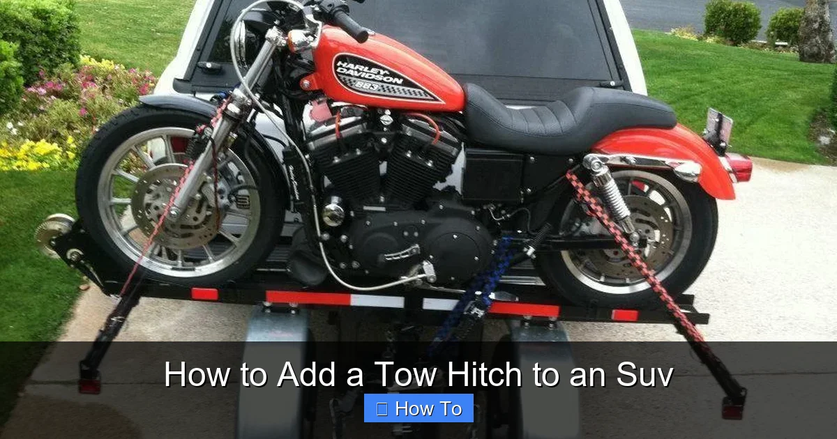 How to Add a Tow Hitch to an Suv