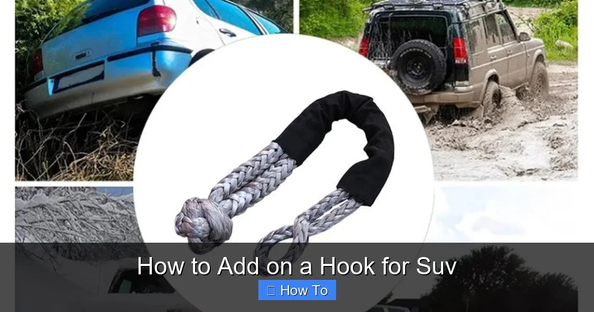 How to Add on a Hook for Suv
