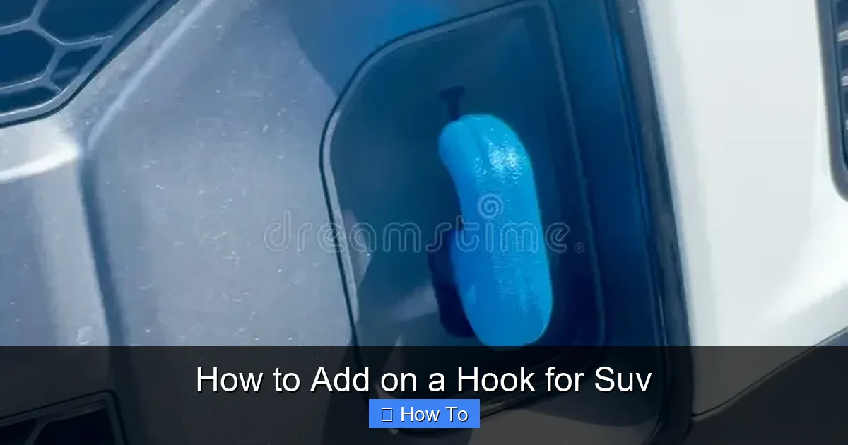 How to Add on a Hook for Suv