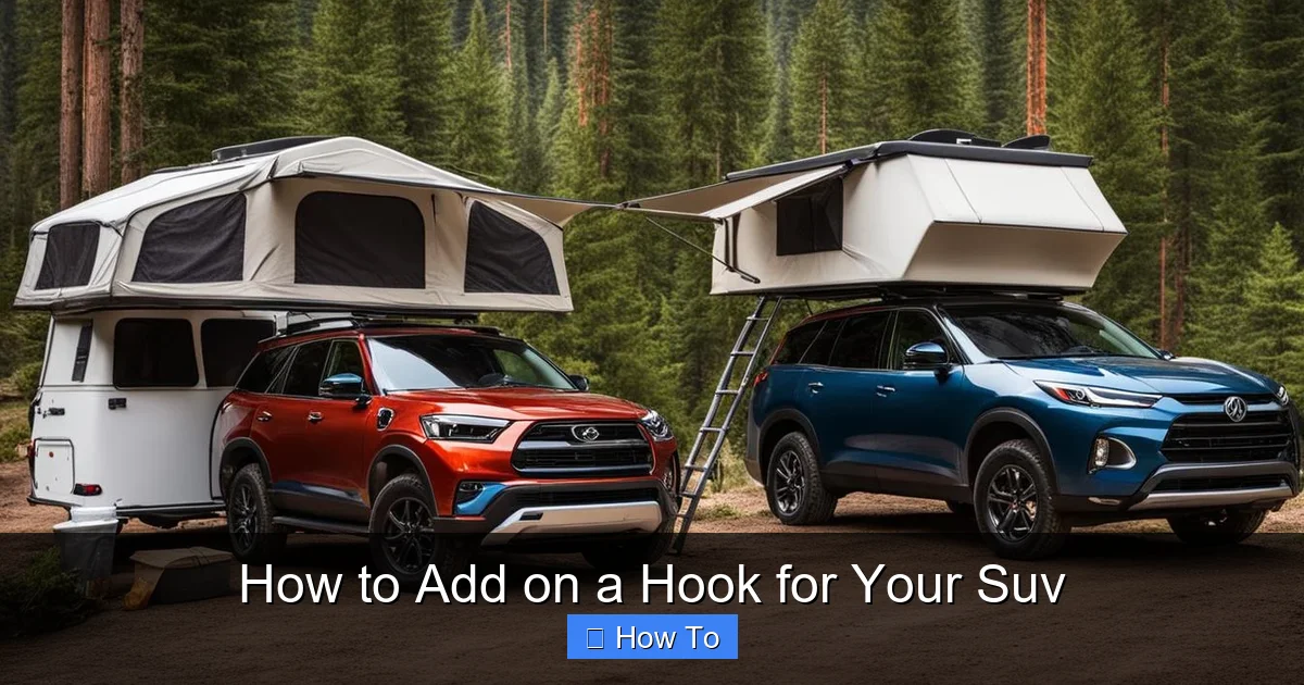 How to Add on a Hook for Your Suv