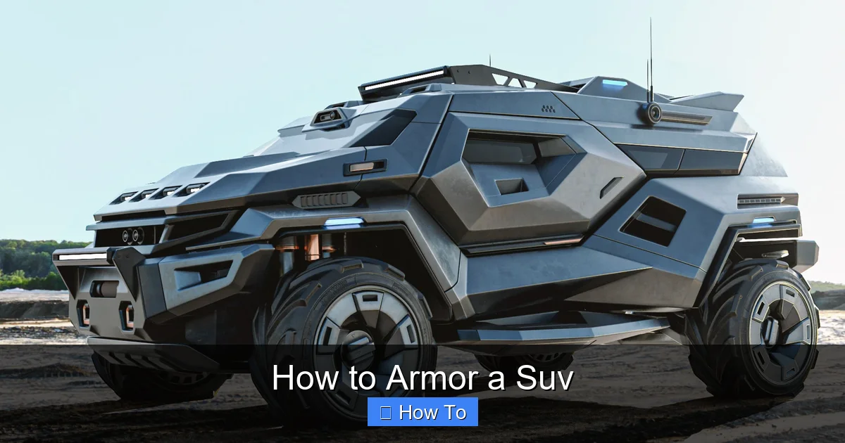 How to Armor a Suv