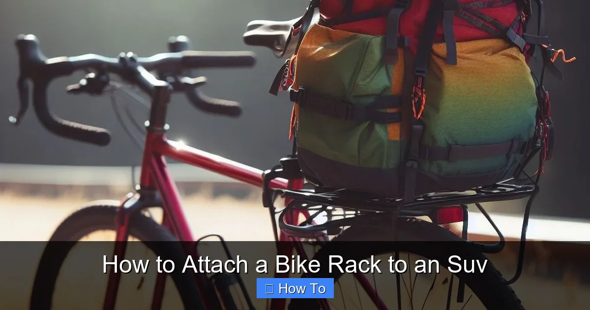 How to Attach a Bike Rack to an Suv