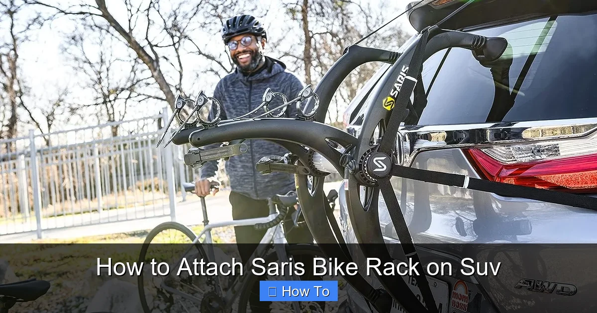 How to Attach Saris Bike Rack on Suv