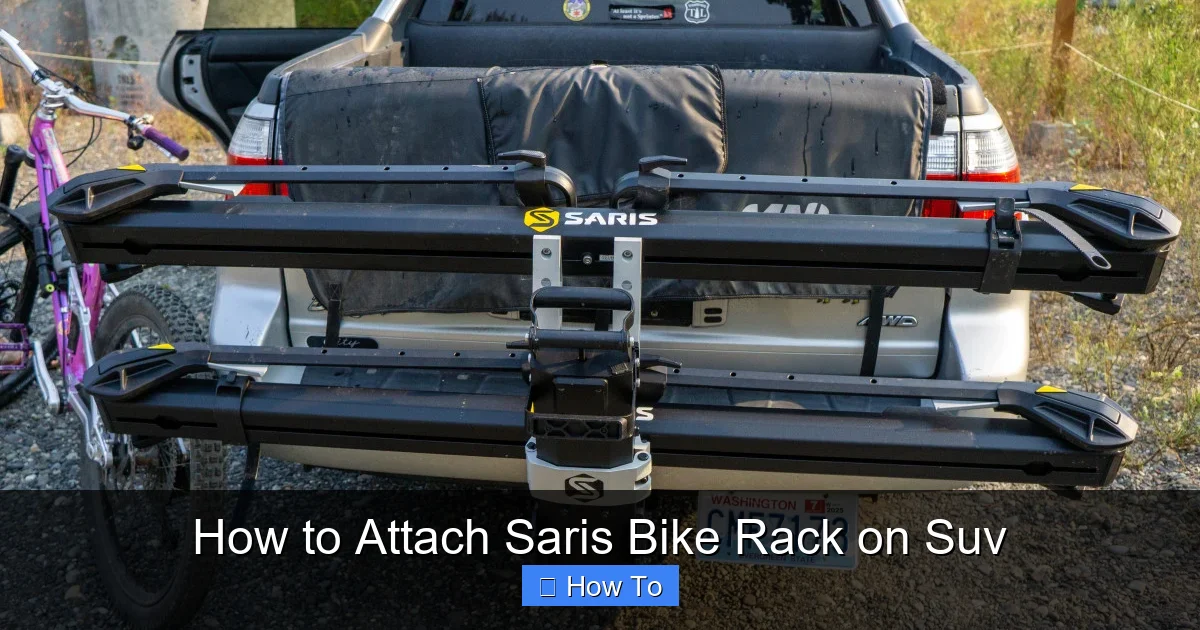How to Attach Saris Bike Rack on Suv